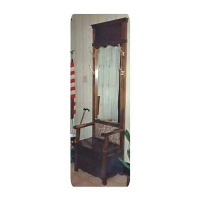 Mirrored Hall Tree Woodworking Design (Printable Plan)