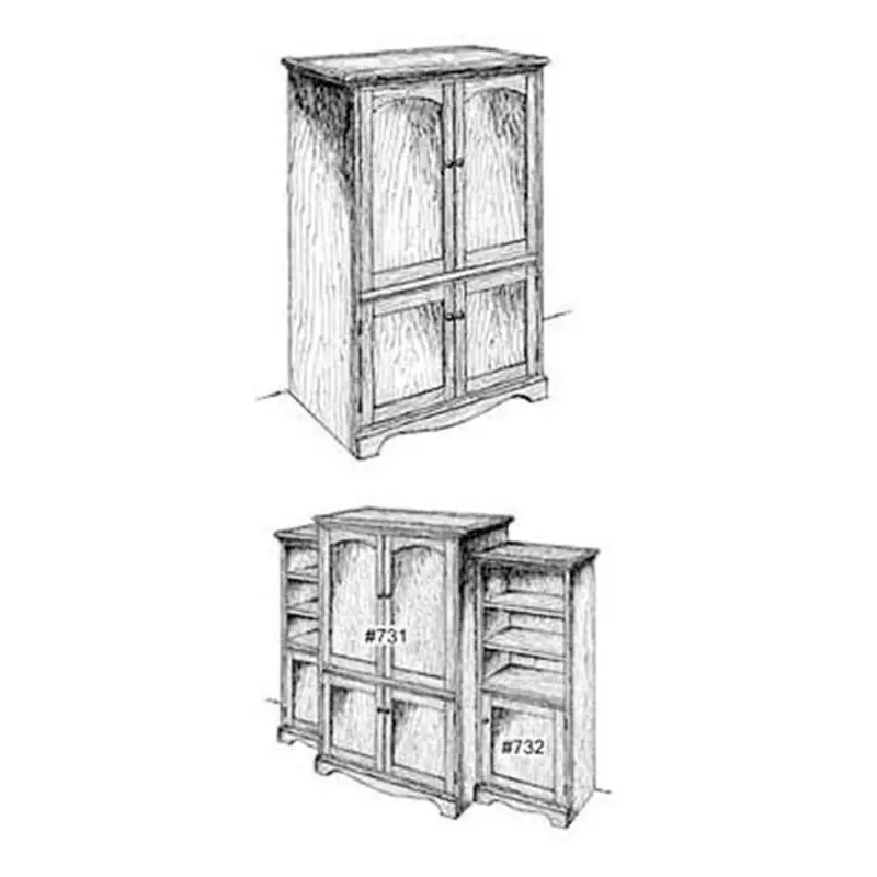 Modular Entertainment Center Woodworking Design