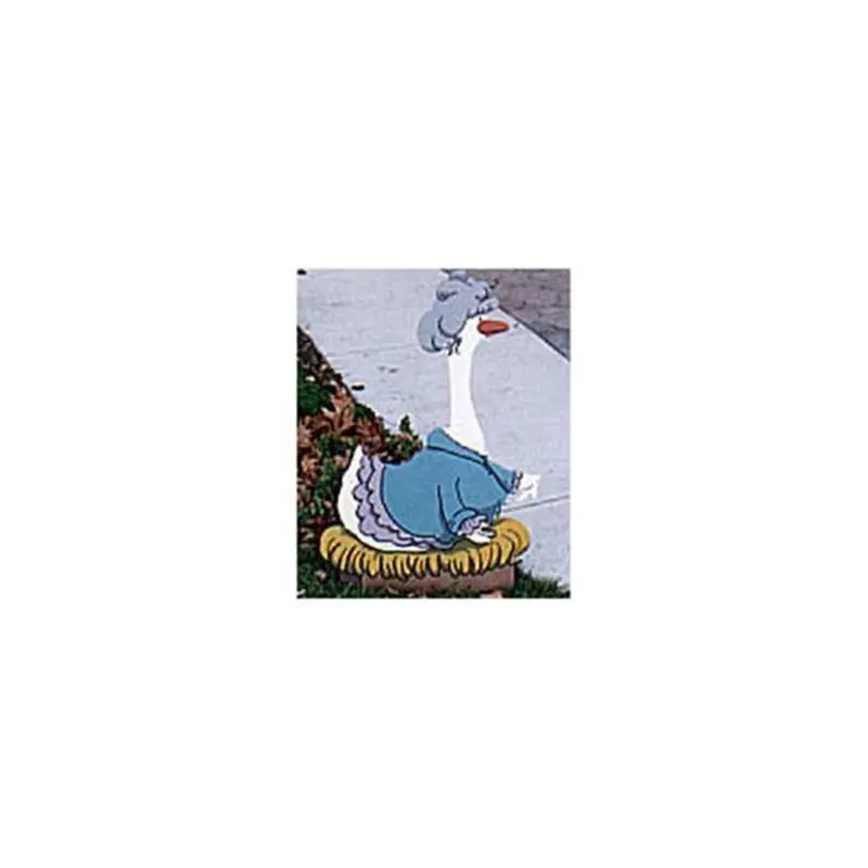 Mother Goose on Nest Woodcraft Plan – Classic Nursery Scroll Saw Template