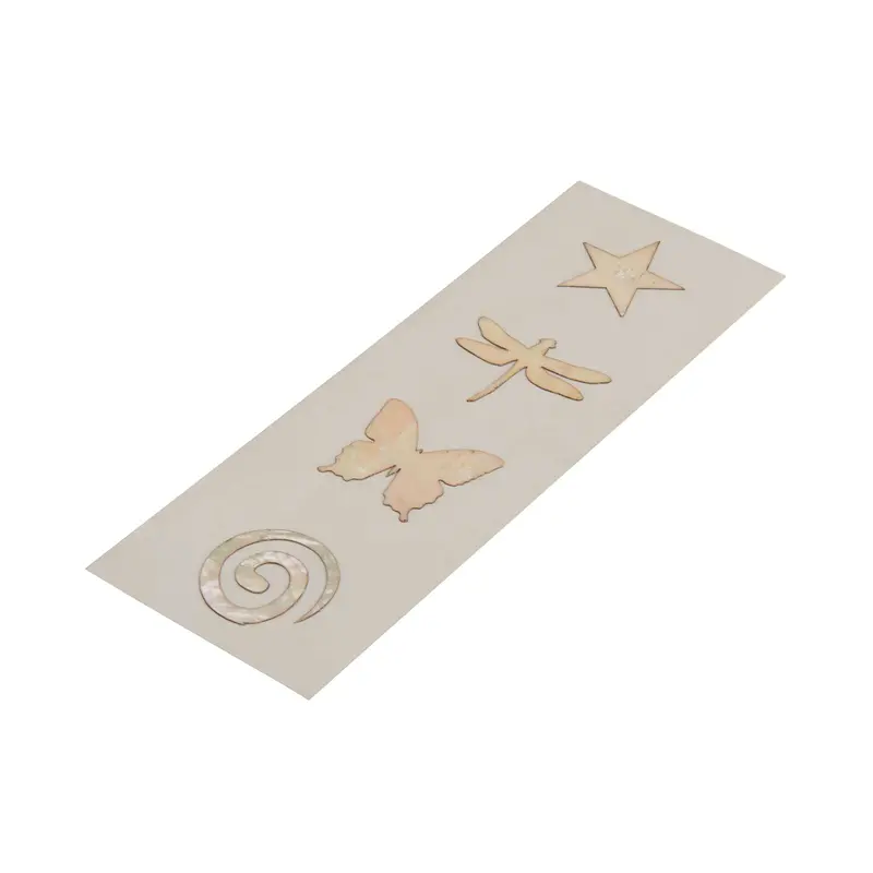 Mother-of-Pearl Inlay Template Shapes – Assorted Geometric Wood Inlay Blanks