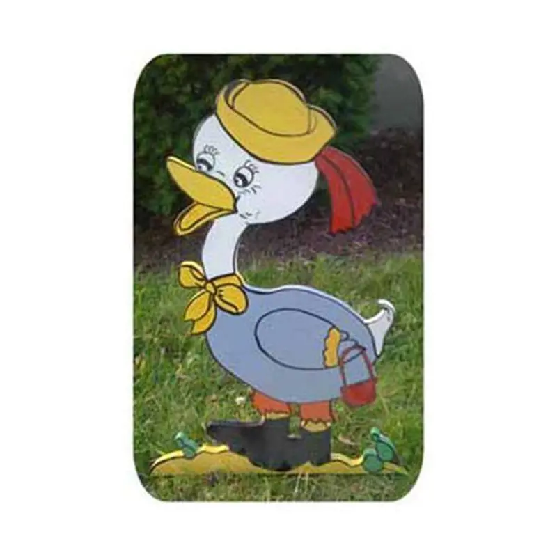 Mrs. Duck Sculpture Plan – Whimsical Walking Figure Woodworking Project