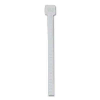 Natural-Colored General-Purpose Cable Tie, 50 lb Tensile, 7.6″ Length (100 per Bag)