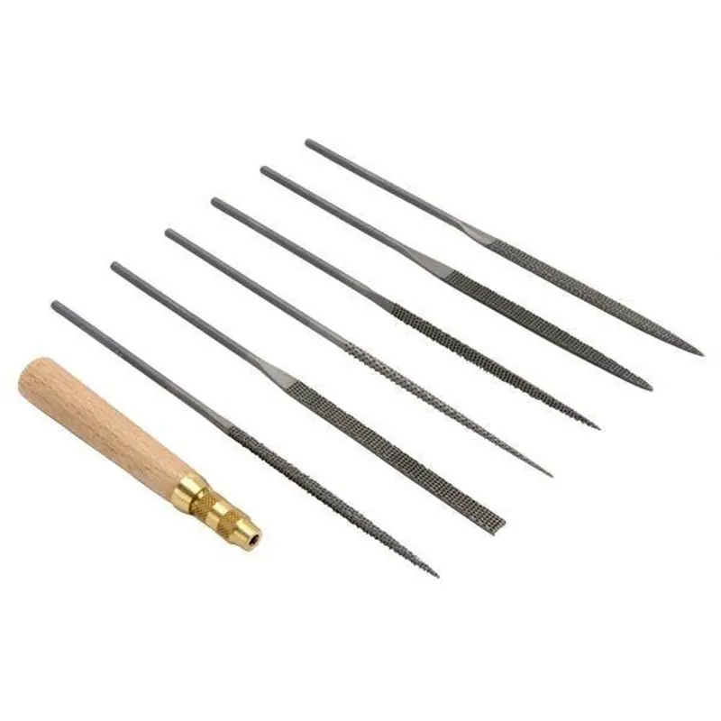 Needle Rasp Set with Ergonomic Handle – Detail Shaping Tools
