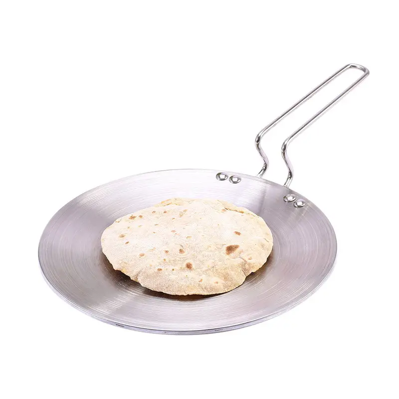 Nigella 26cm Tri-Ply Roti Tawa – Heavy-Duty 4mm Non-Stick Induction Cookware with Cool-Touch Handle