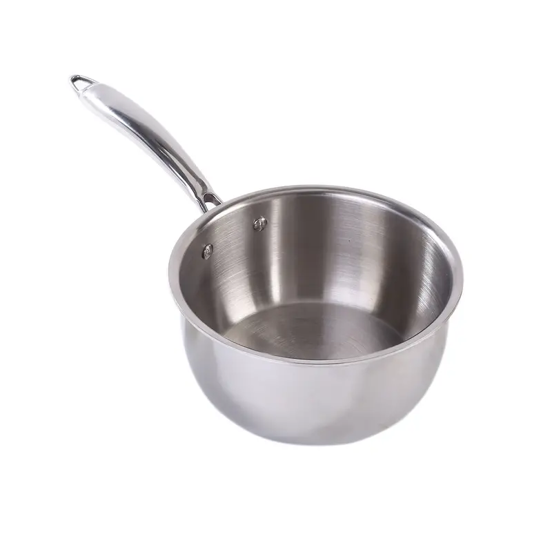 Nigella Tri-Ply Saucepan – 14 cm, 1.2L, 2.5 mm Thick Stainless Steel with Lifetime-Like Warranty