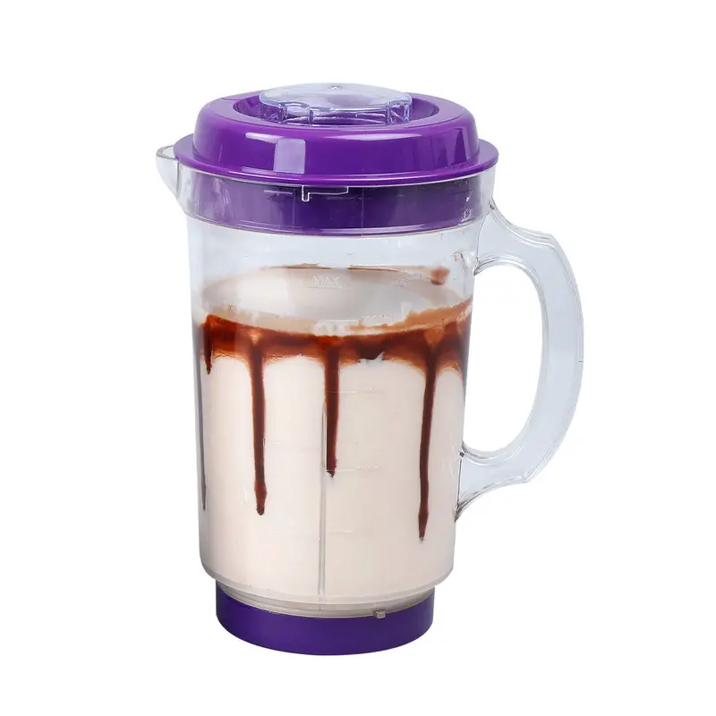 Nutri Blend A1 Mixing Jar with Secure Lid – Purple BPA-Free Container