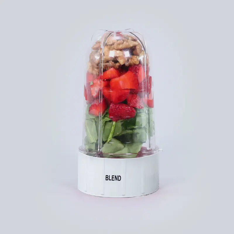 Nutri-blend Premier Long Jar Set: Includes White Base Attachment for Extended Blending Reach