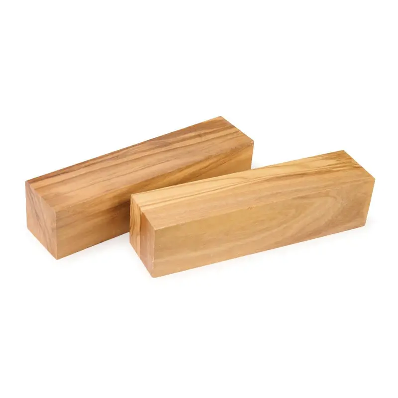 Olivewood Turning Blocks – 1-1/2″ x 1-1/2″ x 6″, Two-Piece Set