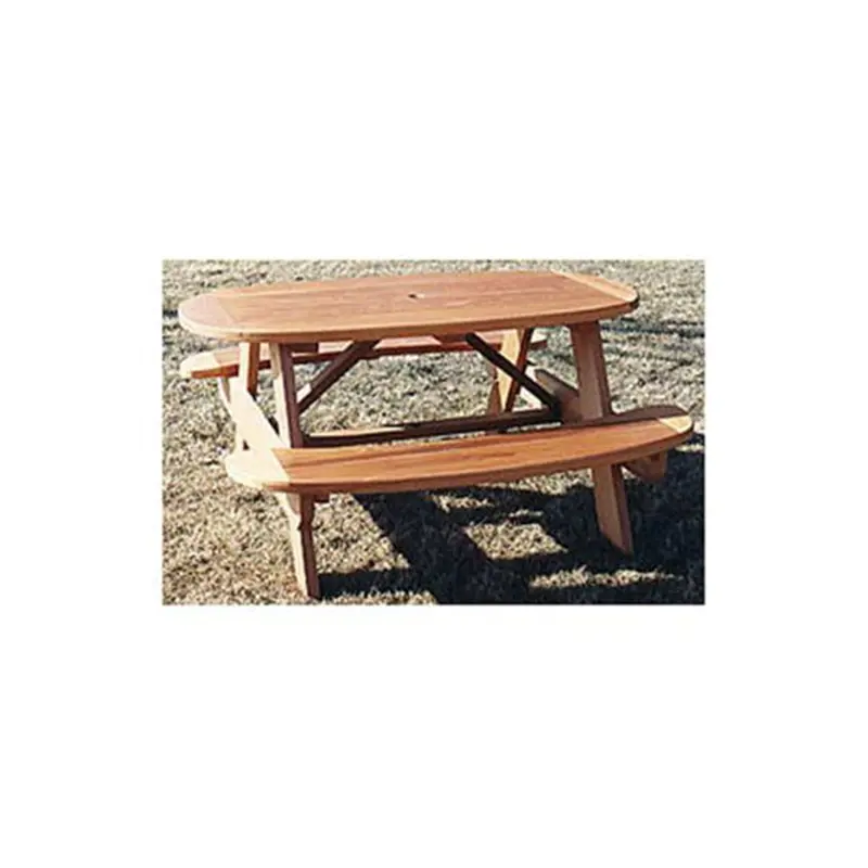 Oval Picnic Table Project Plan – Outdoor Furniture Design