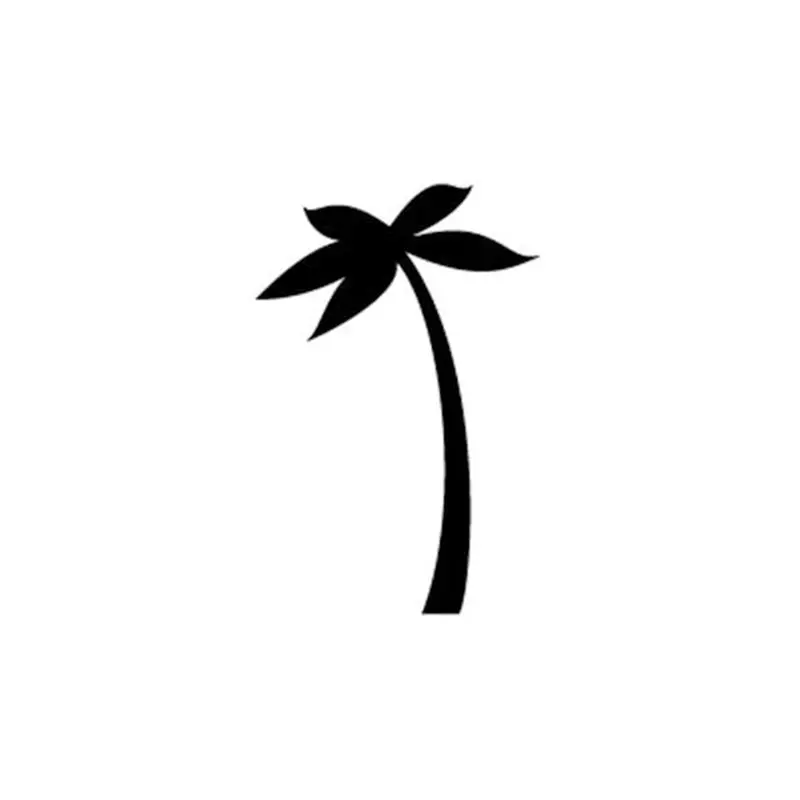 Palm Tree Shadow Cutout Pattern – Printable Woodcraft Template