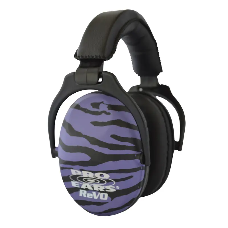 Passive ReVO Earplug – Purple Zebra Design