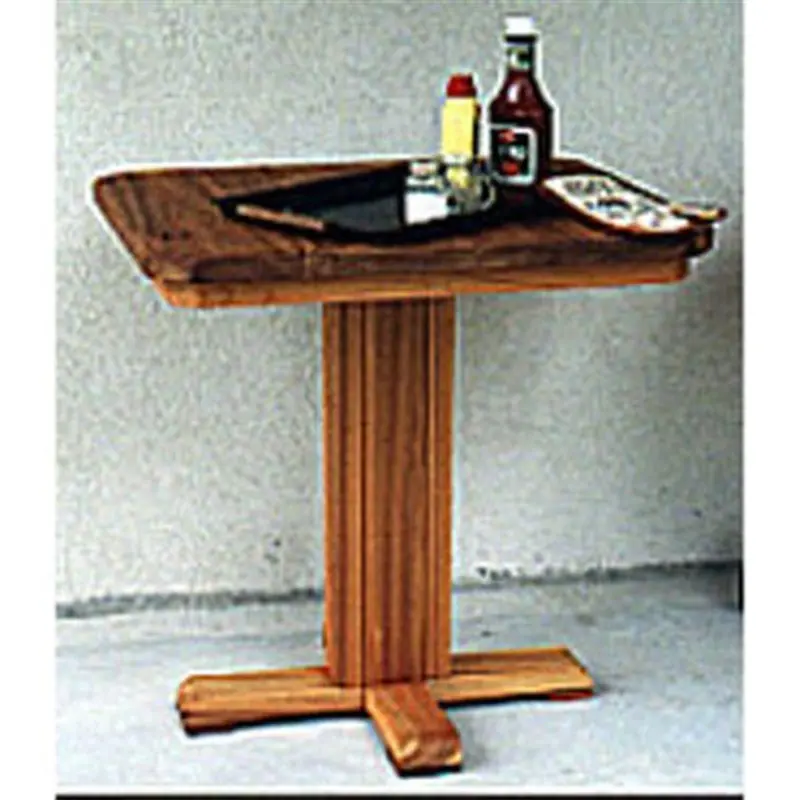 Patio Barbecue Table Plan – Outdoor Cooking Station, Physical Plan Sheet