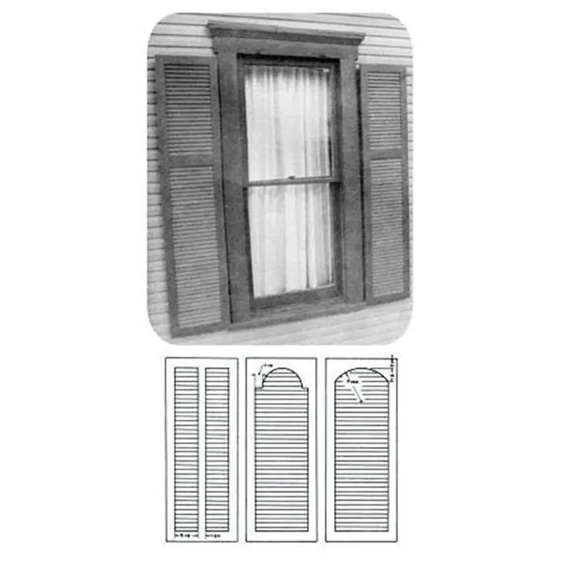 Plantation Shutter Woodworking Plan – Printable PDF Project Guide