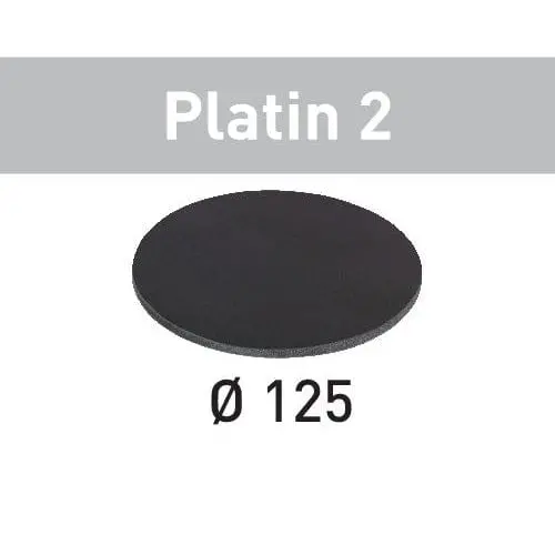 Platin 2 D125 Sanding Discs – S2000 Grit, 15-Pack for Fine Finishing