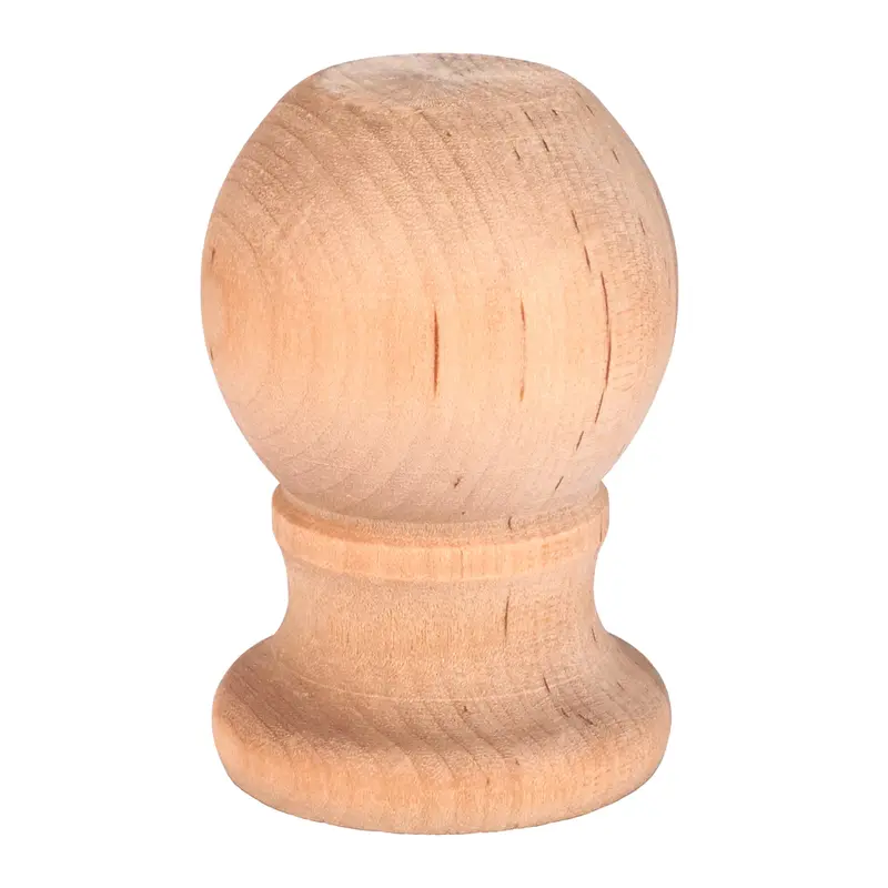 Pre-Drilled Wooden Finial for Turned Posts