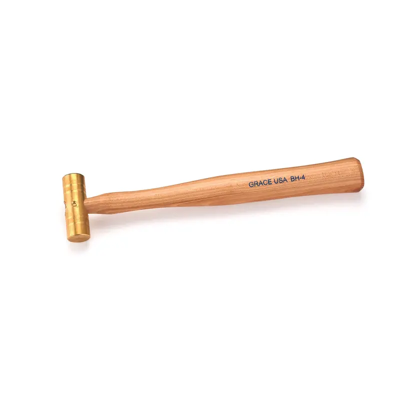 Precision Brass Mallet — 4-Ounce Head for Delicate Striking Tasks