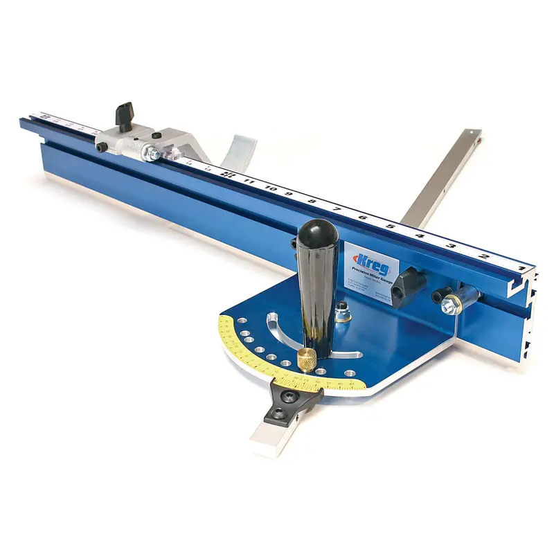 Precision Miter Gauge System for Table Saws and Jointers