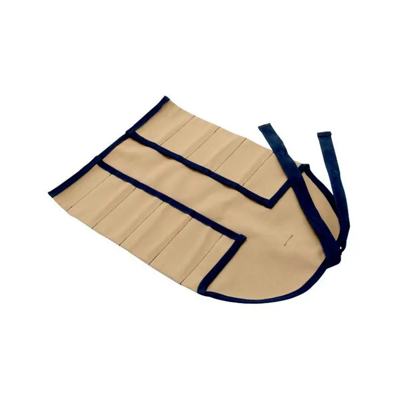 Premium 9-Compartment Heavy-Duty Canvas Tool Roll for Organized Storage