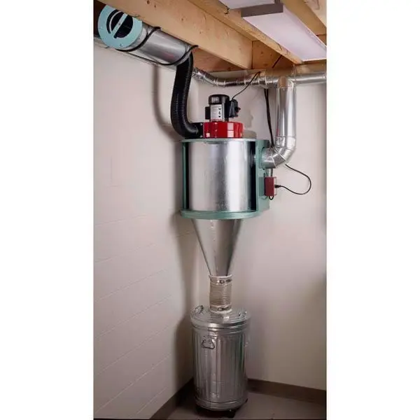 Printable Woodworking Plan: Cyclone Dust Collector Blueprint
