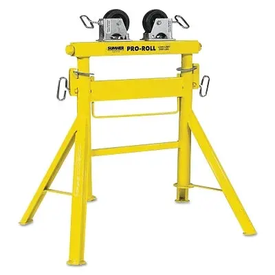 Pro Roll Pipe Support Stand – 2,000 lb Capacity, Adjustable Height (29–43 in), Fits 1/2–36 in Pipes