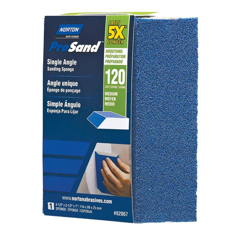 ProSand 5X Single-Angle Sanding Sponge – 3.5″ x 4.5″
