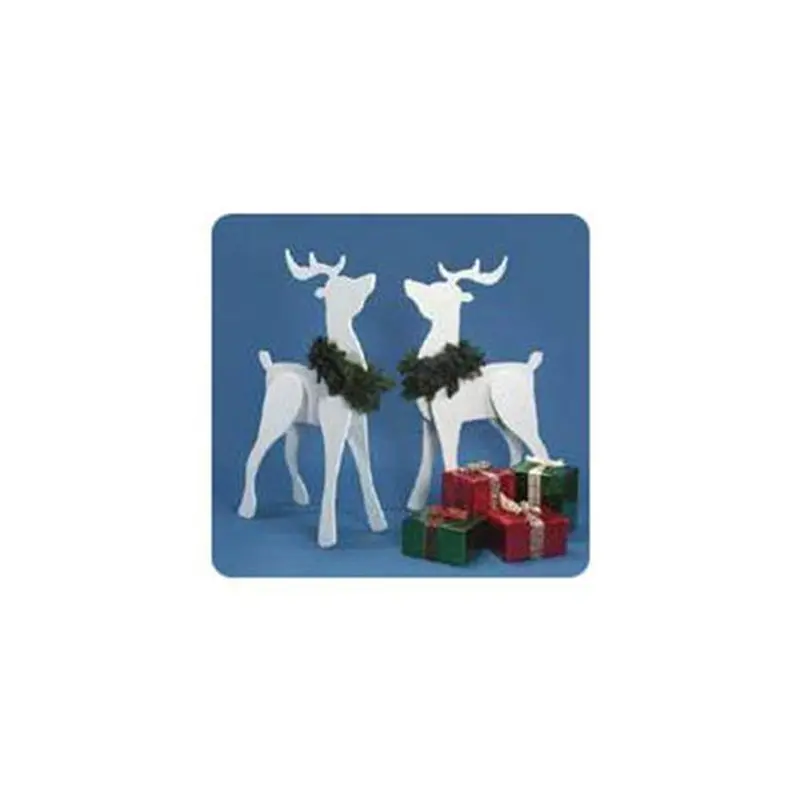 Proud Deer Sculpture Plan – Printable Wood Carving & Assembly Guide