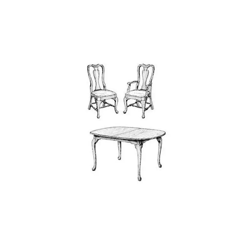 Queen Anne-Style Dining Room Furniture – Traditional Woodworking Design