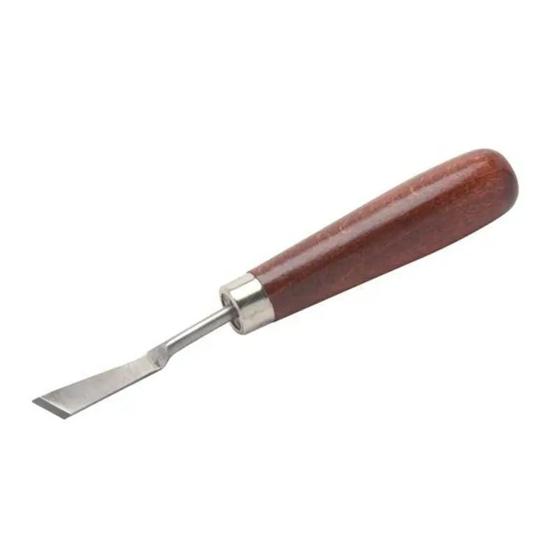 Right-Skew Dog-Leg Chisel – Ergonomic Carving Tool