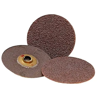 Roloc™ 361F Aluminum Oxide Grinding Disc – 3 in Diameter, Type TR, 80 Grit, 20,000 RPM