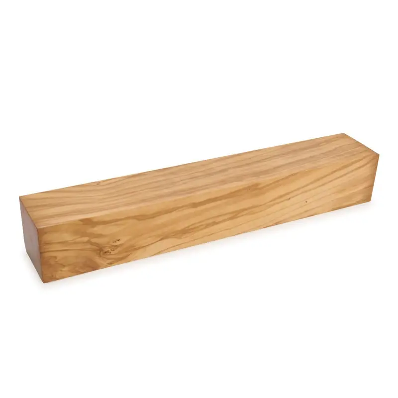 Roman Olivewood Blank – 2″ × 2″ × 12″ Natural Hardwood Block