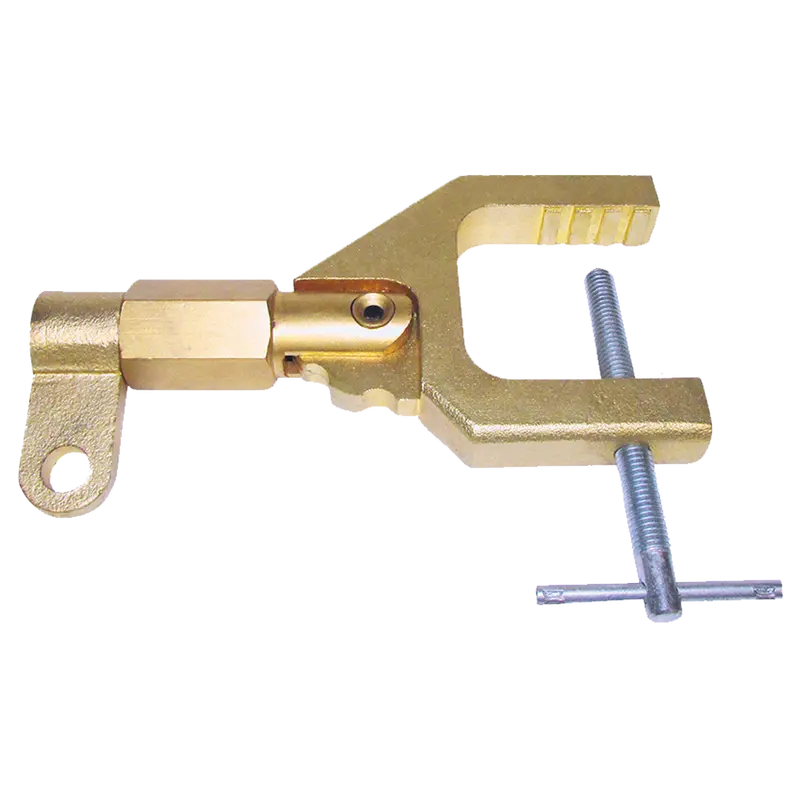 Rotary-Style Ground Clamp – Adjustable, High-Conductivity Design
