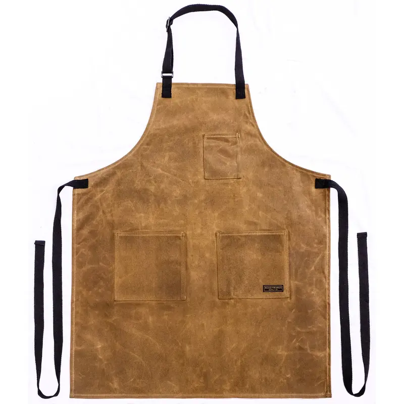 RW Tan Utility Apron – Heavy-Duty Workwear Accessory