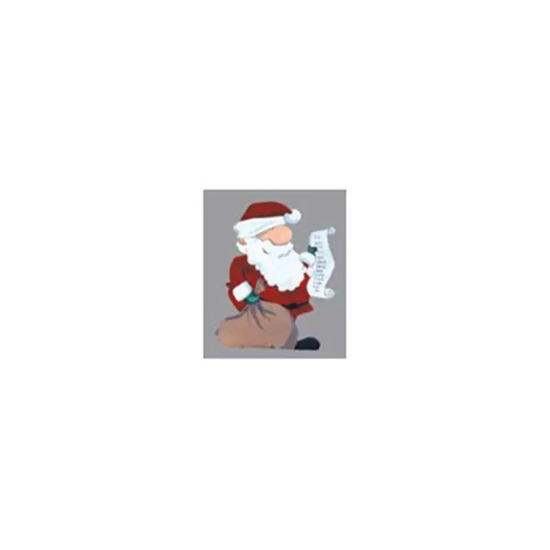 Santa with Wish List Woodworking Pattern