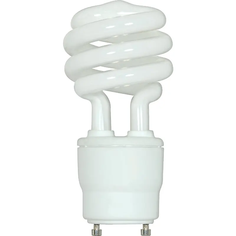 Satco 60-Watt Equivalent Warm White Gu24 Base T2 Spiral Cfl Bulb 1