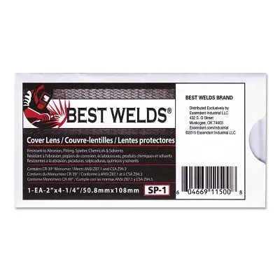 Scratch- and Static-Resistant Cover Lens – 4.25 in × 2 in, 70% CR-39 Plastic