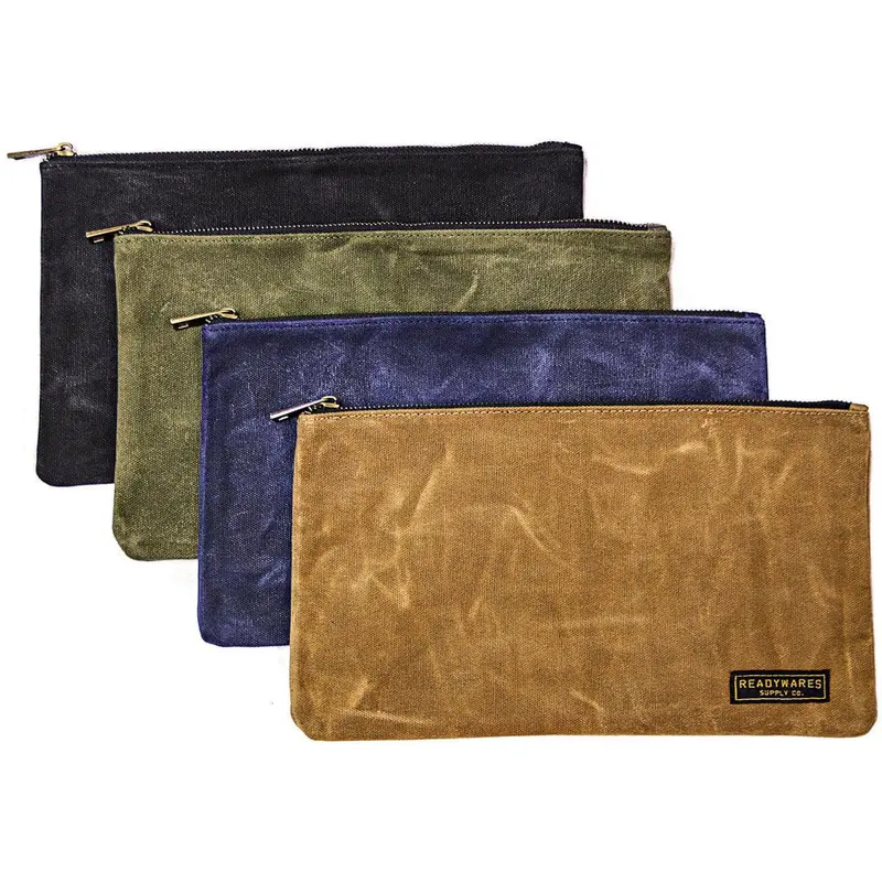 Set of 4 Zippered Storage Pouches