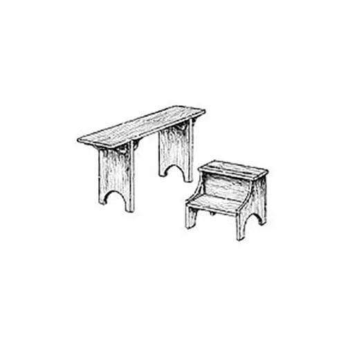 Shaker Bench & Step Combo – Classic American Woodworking Plan