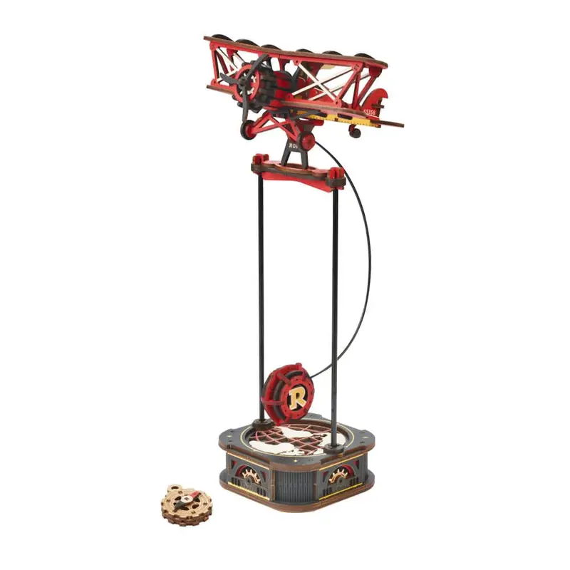 Sky Captain Pendulum Clock 3D Wooden Puzzle Kit