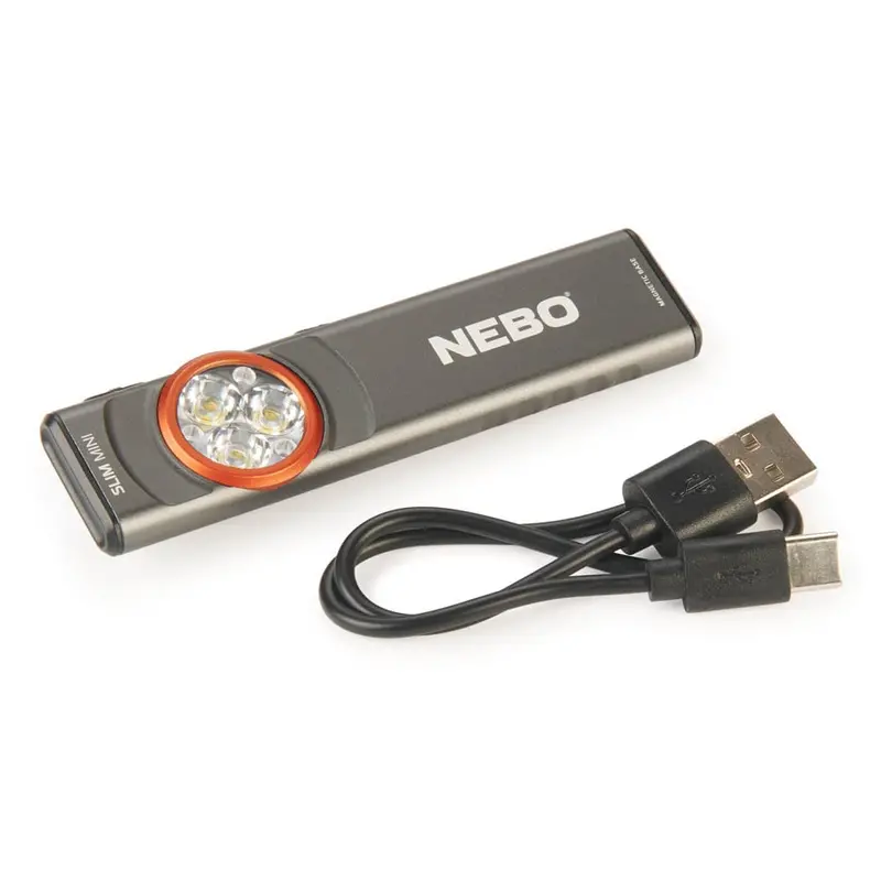 SLIM Rechargeable Pocket Light – Ultra-Thin LED Flashlight