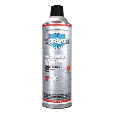 SP705 Non-Chlorinated Brake & Parts Cleaner – 20 oz Aerosol, Low-Odor Formula