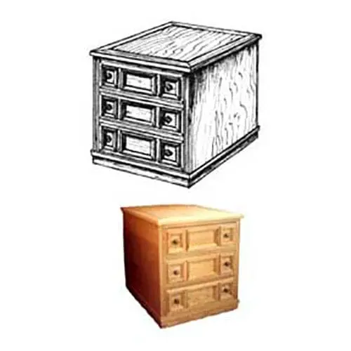 Spanish End Table – Handcrafted Wood Furniture Project Plan
