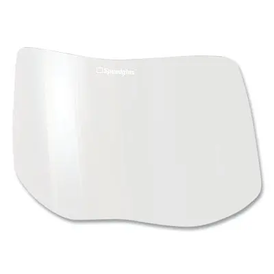 Speedglas 9100 Series Clear Polycarbonate Protection Plate — Scratch-Resistant, 6-3/8″ x 3-3/4″