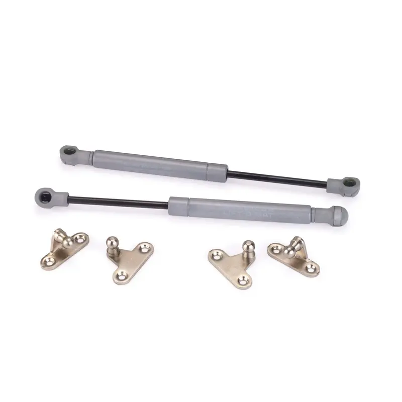 STABILUS Lift-O-Mat Gas Springs – 100N Silver Finish (Pair)