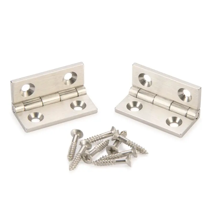 Stainless Steel Box Hinge Pair – Corrosion-Resistant Design