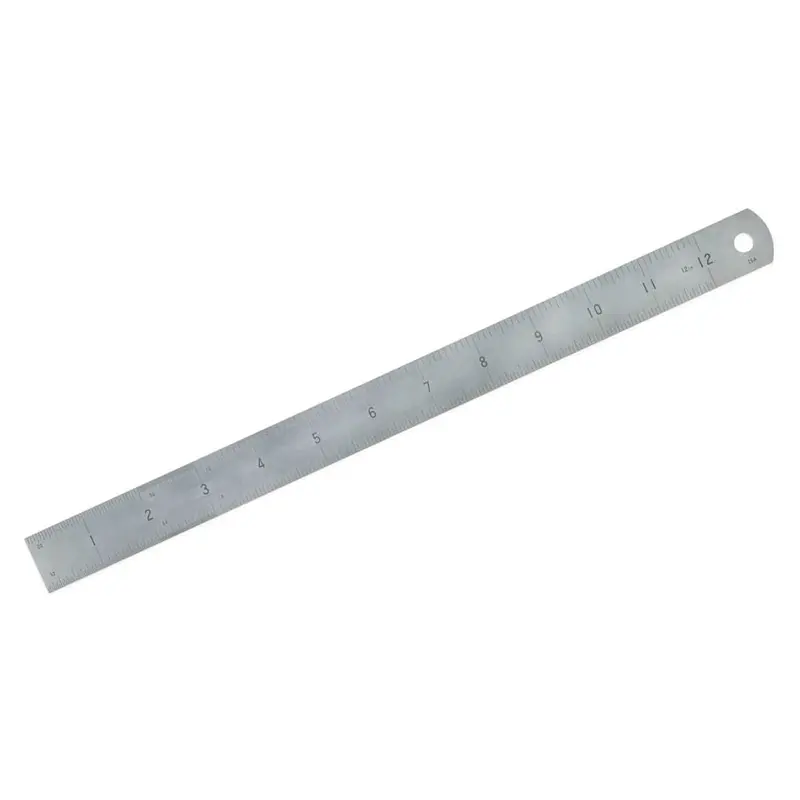 Stainless Steel Center-Finding Rule – 12-Inch Precision Layout Tool