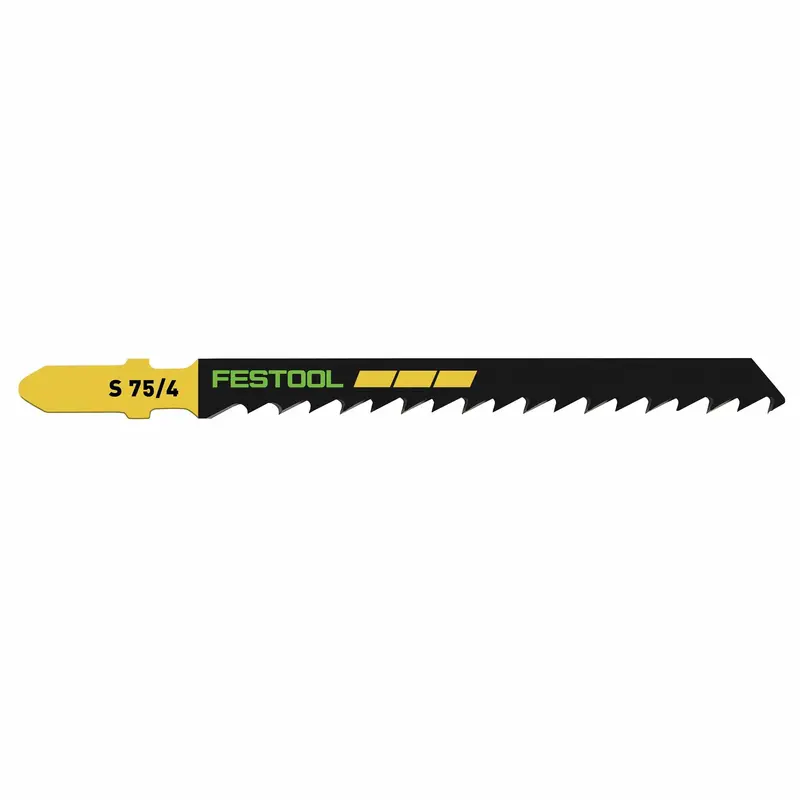 Standard Wood Jigsaw Blades – 75 mm, 4 TPI, 5-Pack