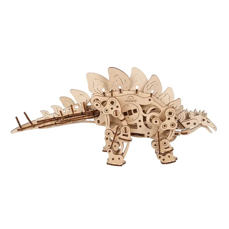 Stegosaurus Dinosaur Wooden Model Kit – Laser-Cut Assembly