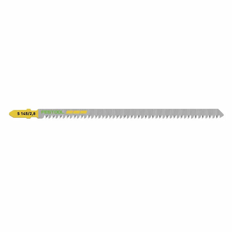 Straight-Cut Wood Jigsaw Blades – 145mm, 2.8-Pitch, 5-Blade Pack