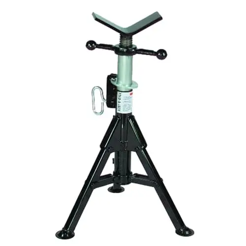 Sumner Lo Fold-A-Jack Pipe Jack Stand – Compact Low-Profile Design with Vee Head