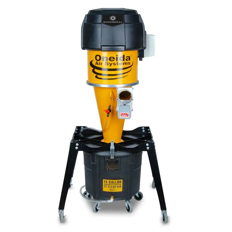 Supercell 14-Gallon HEPA-GFM Cyclone Dust Collector – High-Pressure Portable